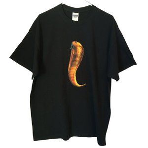 T shirt Cobra Snake Black Gildan Brand Size XL NWOT NEW Custom Orders Possible